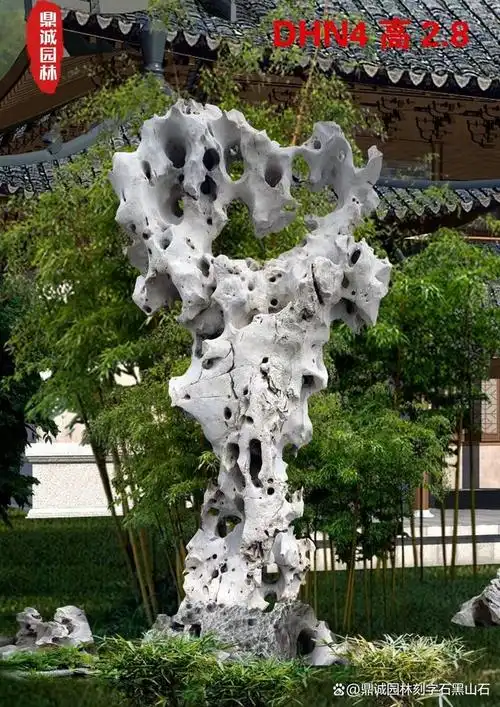 太湖石为什么这么火?它是一种新崛起的庭院摆放风景石