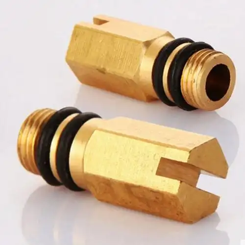 冷热水龙头改单冷水龙头堵头改装单孔软管进水口堵塞铜闷头配件