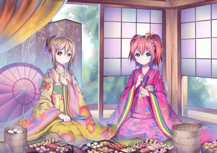 二次元旗袍少女电脑壁纸下载