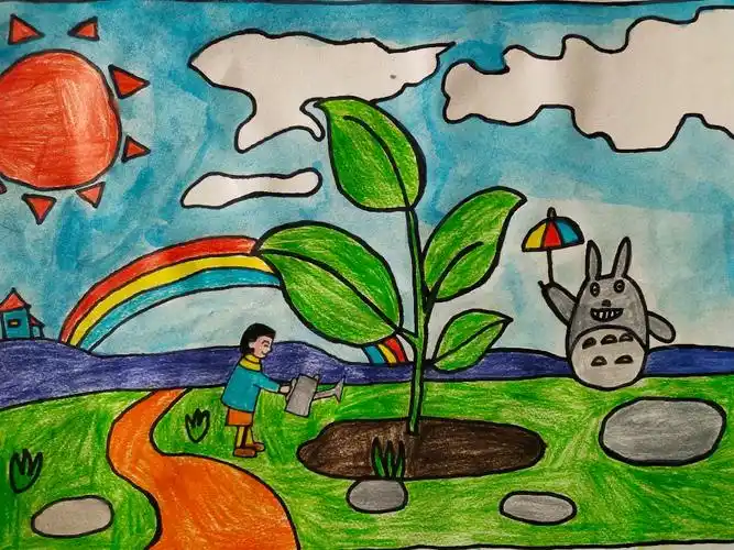 望月湖一小校园艺术节部分优秀绘画作品