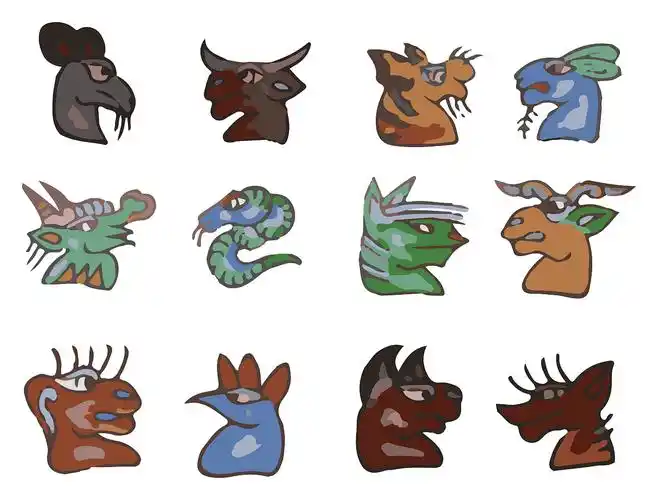 12生肖东巴文字体研究