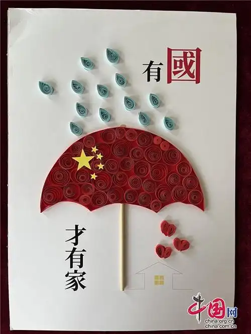 为部分红色手工作品展示此次活动充分运用红色资源,创新思政教育形式