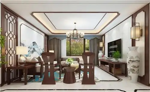 新中式吊顶木线条怎么安装