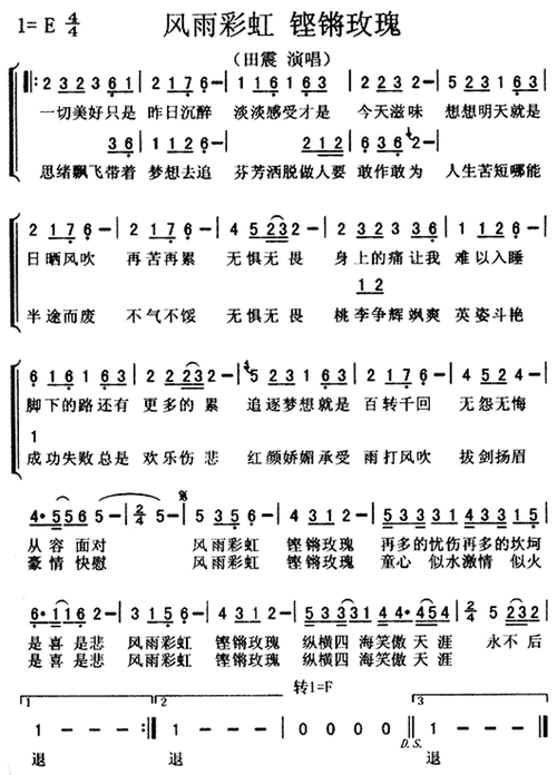 风雨彩虹铿锵玫瑰 田震