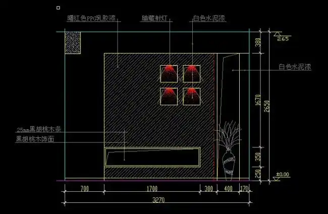 【dwg】cad电视背景墙设计_图片编号:wli10621369_cad图纸_室内装饰
