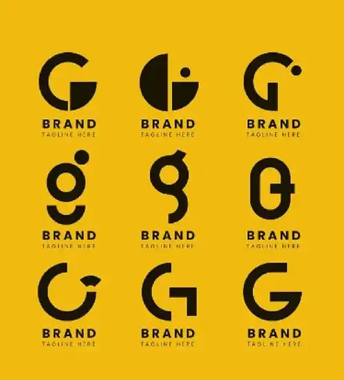 简约图文丨创意图形丨字母logo丨图形logo