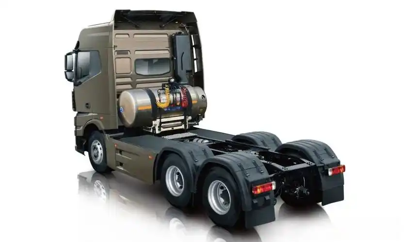 看得见的硬实力吉利lng重型牵引车