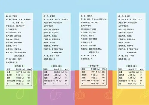 无比干净的配料表