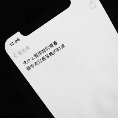 丧系头像文字超清备忘录里的黑白丧系头像文字图片