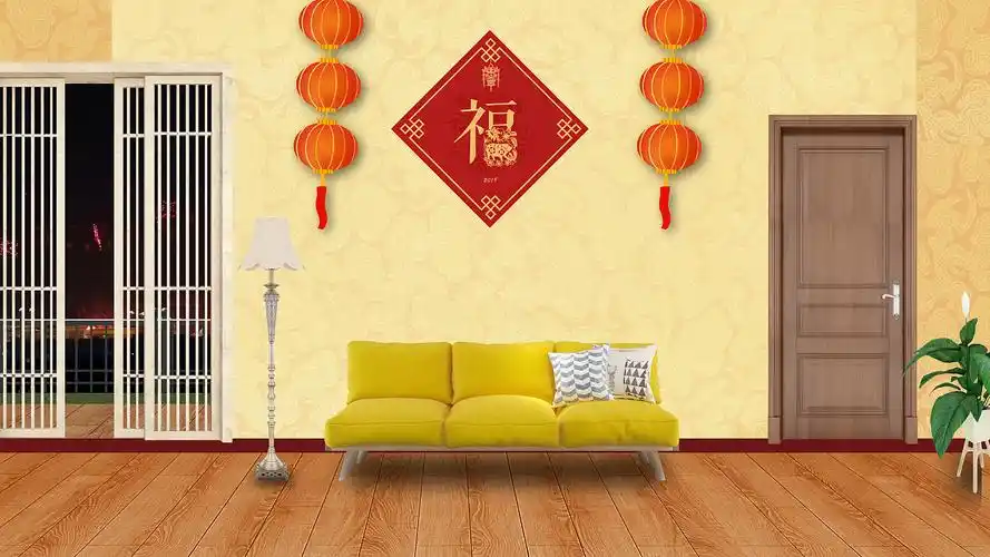 视频素材家庭情景小品脱口秀背景脱口秀舞台背景