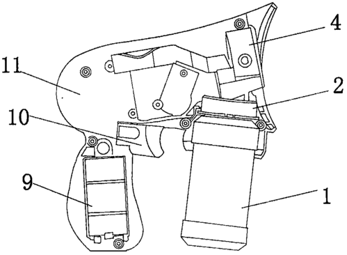 一种枪头旋转刮泡的泡泡机制造技术