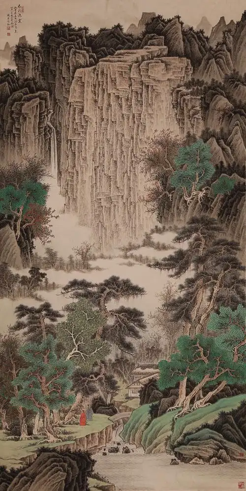 贾国英国画山水作品赏析