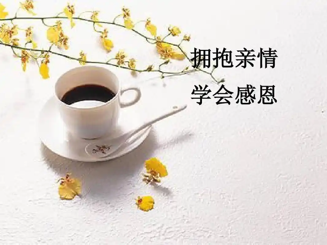 拥抱亲情 学会感恩ppt