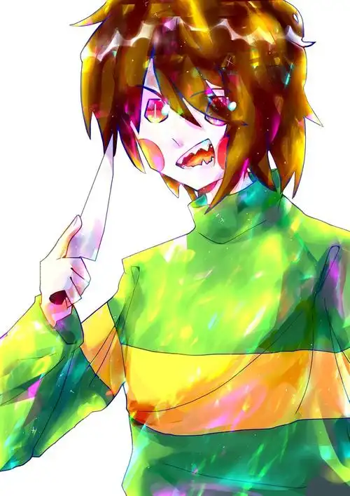 摸摸鱼不屠杀的chara只是单纯拿个刀