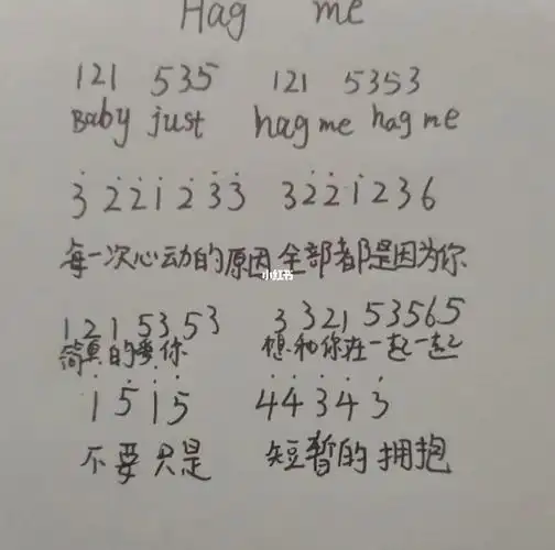 蔡徐坤hagme简谱