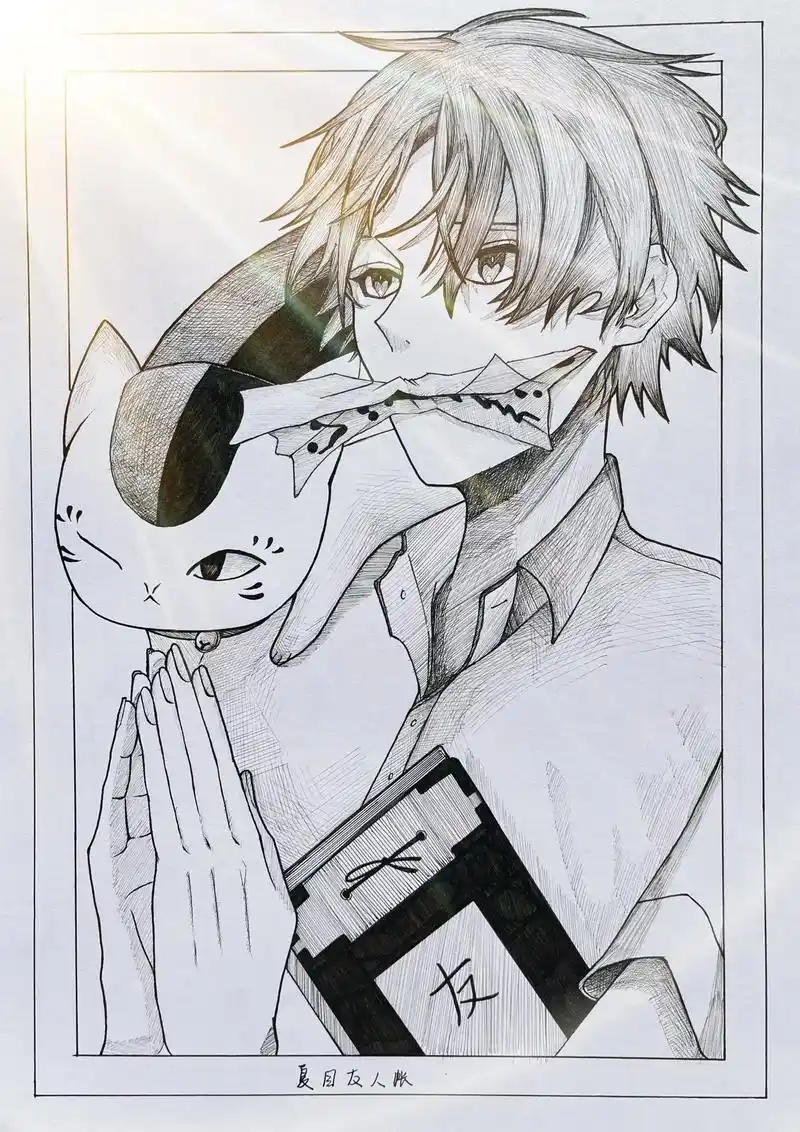 夏目友人帐 #手绘 - 抖音