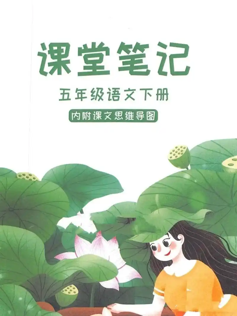 语文五下 课堂笔记 思维导图 21 杨氏之子 手写详案在"收藏60专辑"