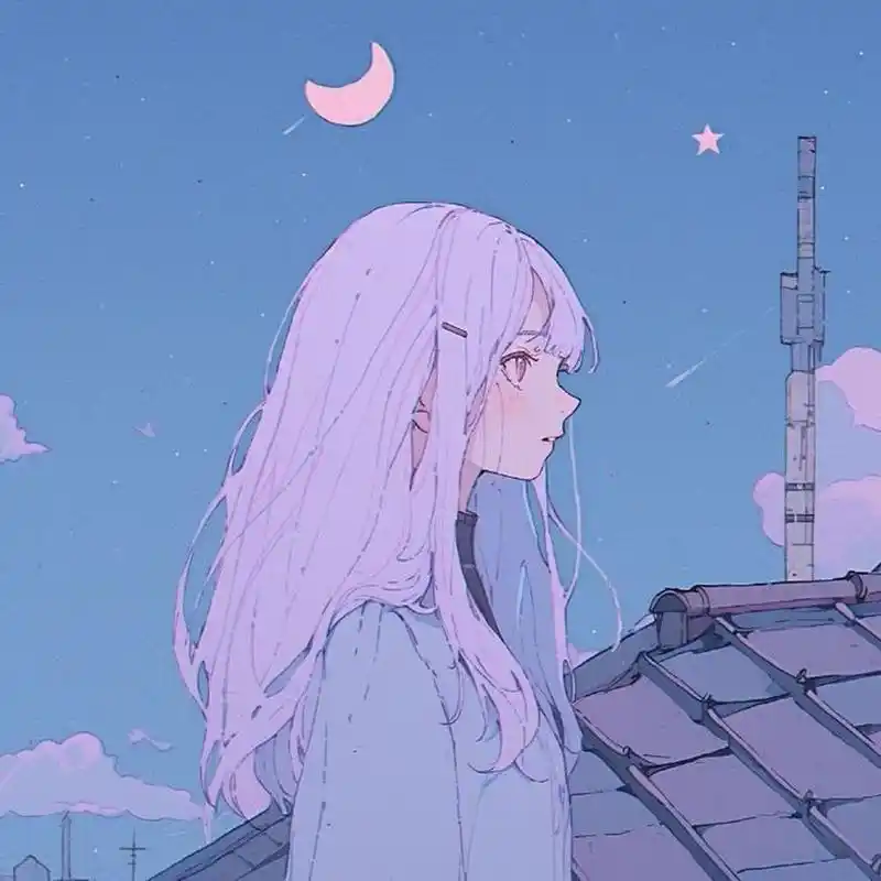 紫色动漫头像 676767