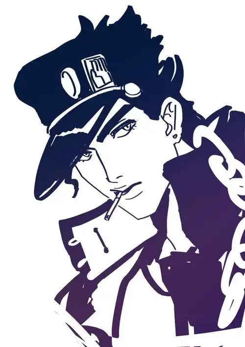 jojo 空条承太郎画师 柚木 (twi@_teak_2)