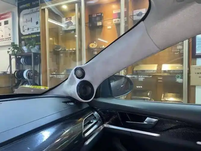 比亚迪秦音响改装 dsp功放:吉普赛gp810 前声场:吉普赛gs1三分频 蓝牙