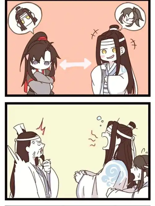 当蓝忘机与魏无羡互换身体后