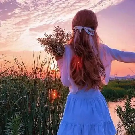 420头像唯美的女生背影头像