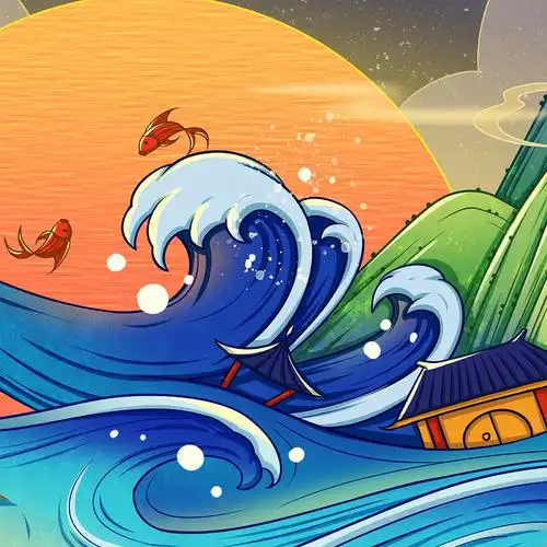 海报插画水漫金山