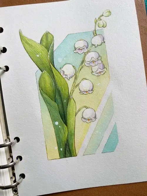 挑战原创30天/14天,欢迎小伙伴临摹,勿商用颜料:荷尔拜因纸:宝虹细纹