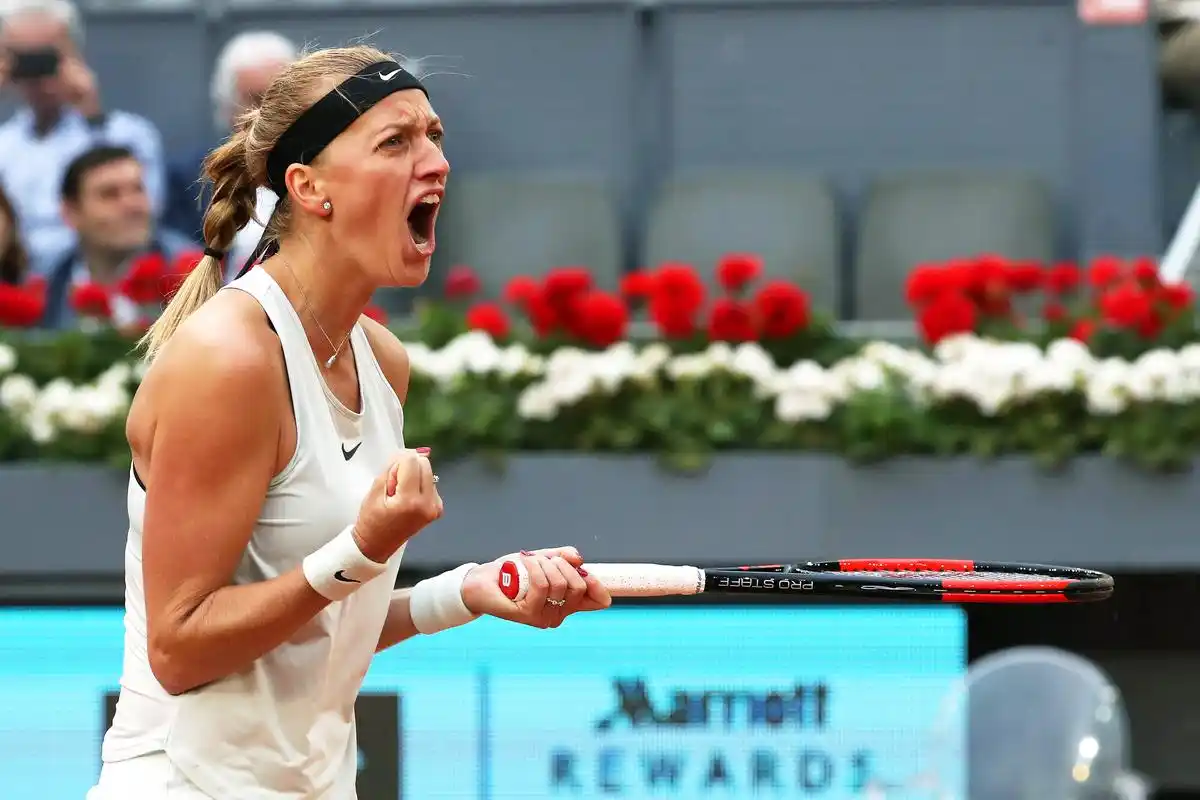 网球——马德里公开赛:科维托娃夺冠(11)