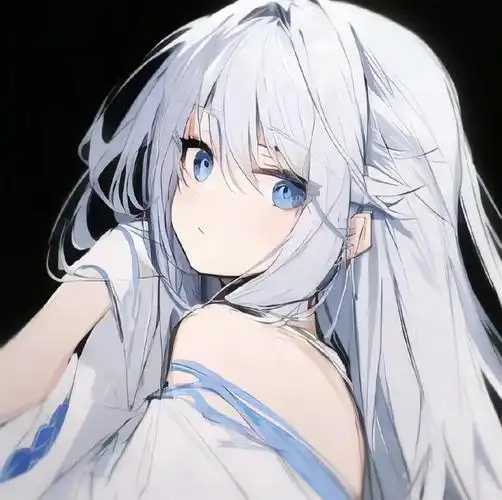 温柔银发动漫女生图片_动漫图片_我要个性网