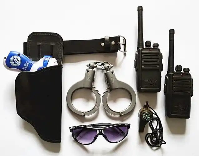 儿童军事玩具手铐玩具枪对讲机头盔cos小特警特种兵角色警察装备