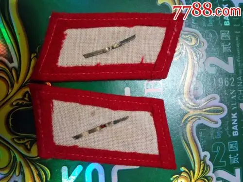 校,蔚军官二炮火箭军前身领章