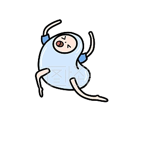图怪兽 线条 线条 人物 夸张 表情包 公众号封面 海报 矢量