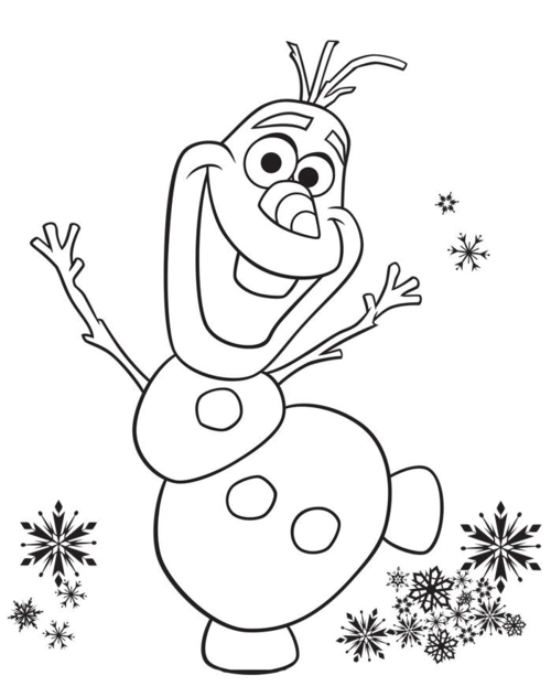 冰雪奇缘儿童涂色画 幼儿 女孩最爱