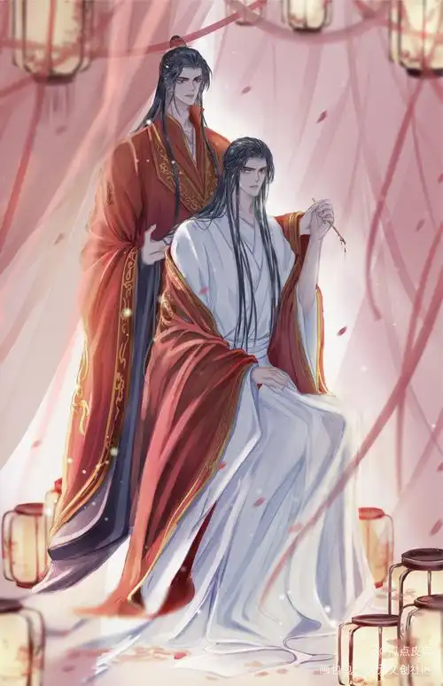 二哈和他的白猫师尊燃晚绘画作品