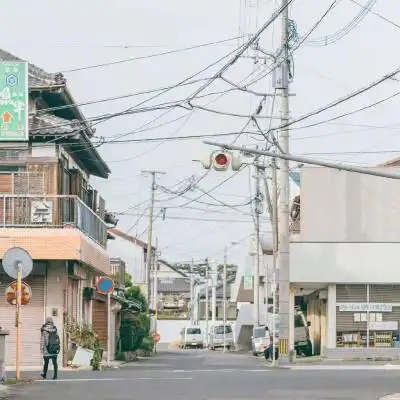 初冬日本福冈的街道,很喜欢这种环境～ ins:picn2k