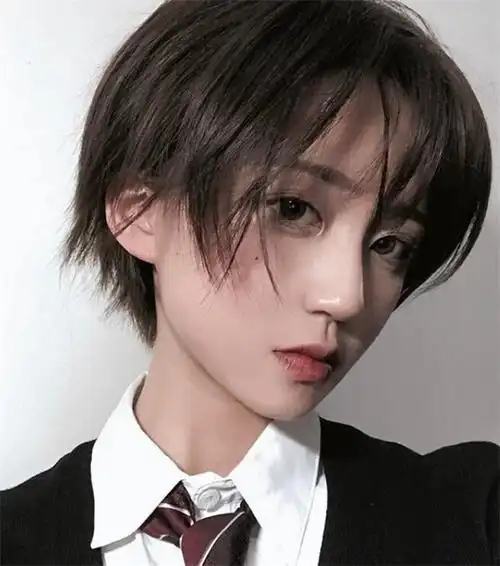 帅气2021超短发图片女 清新短发范本照着剪不出错_发型造型_宝妈时尚