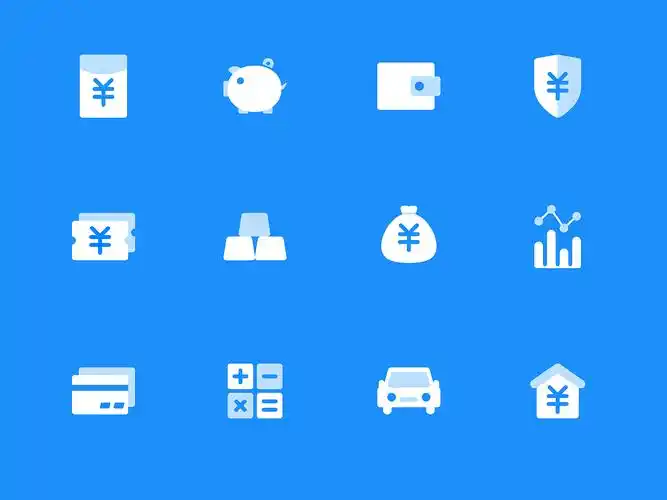 金融类图标financial icon