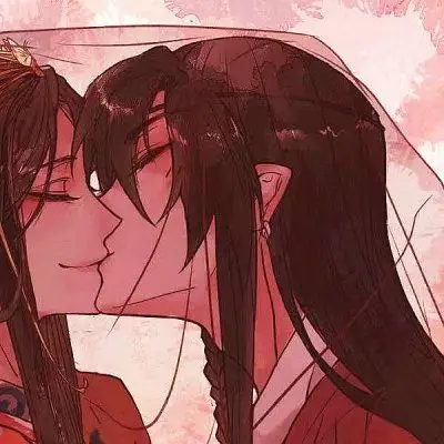 允言:古风嫁衣情侣头像.