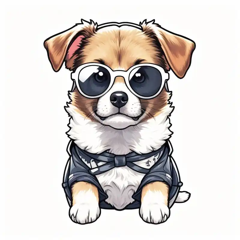 超萌动物漫画头像9696