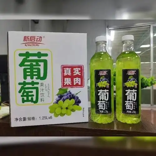 新启动葡萄果汁饮料1.25lx6瓶
