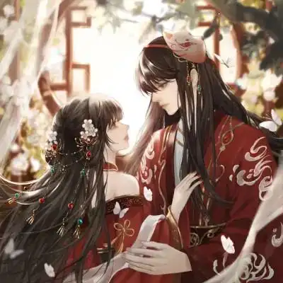 44张古风仙气情侣头像cp_情侣动漫头像_头像屋