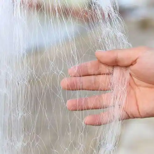 鱼网粘网三层100米套挂手工拦河沉网丝网自动鱼网