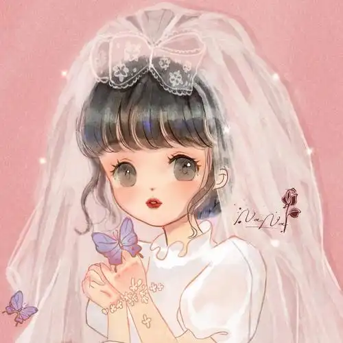 q版婚纱头像女生头像情侣头像