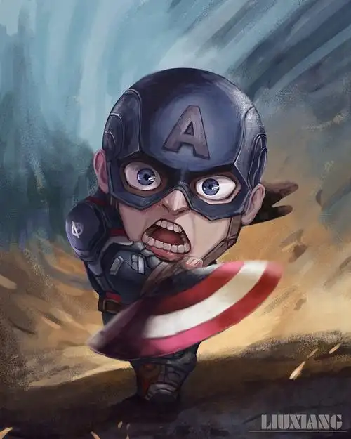 美国队长|插画|创作习作|吾有涯_原创作品-站酷zcool