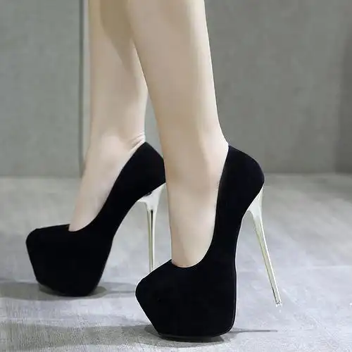 新上市17cm高跟鞋超细跟性感夜店床上高潮恨天高单鞋18cm16cm20cm