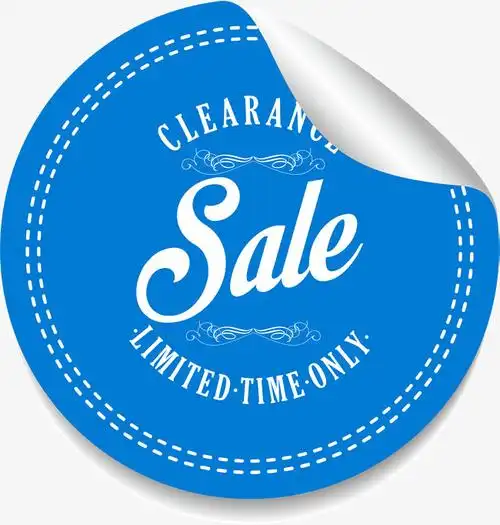 唯美简约蓝色简约帖子标签