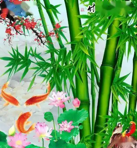 中老年头像大全:竹报平安的微信头像,祝你节节高升!