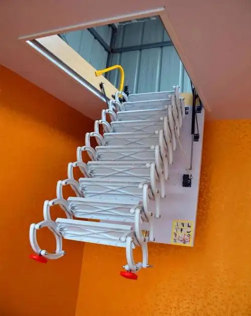 惠州 厦门伸缩楼梯 6种央视介绍阁楼楼梯价格 终身质保伸缩楼梯 -阁楼