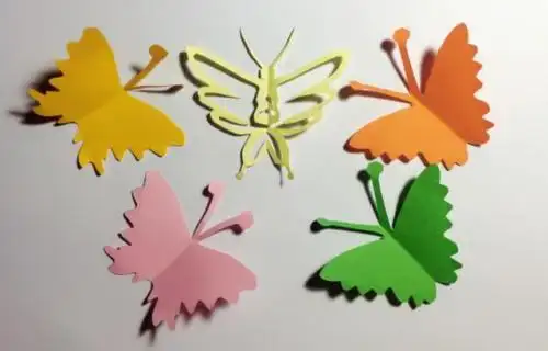 几何简单的剪纸形状